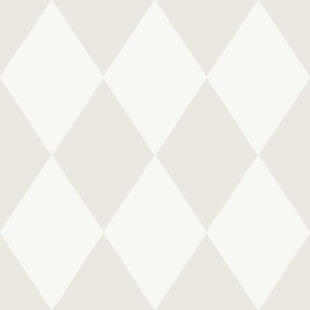 Manhattan Comfort Gilbert Kalas Light Grey Diamond 33 ft L X 209 in W Wallpaper BR4111-63031